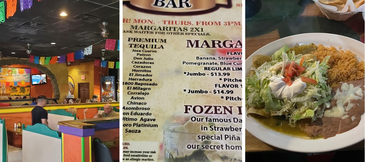 El Nopal Mexican Restaurant Menu